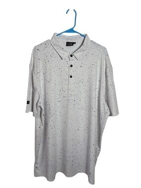 Sunday Swagger Performance Polo 2XL White Black Golf